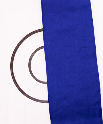 Royal Blue Colour Plain Tissue Organza Fabric